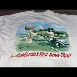 Vintage in n out shirt